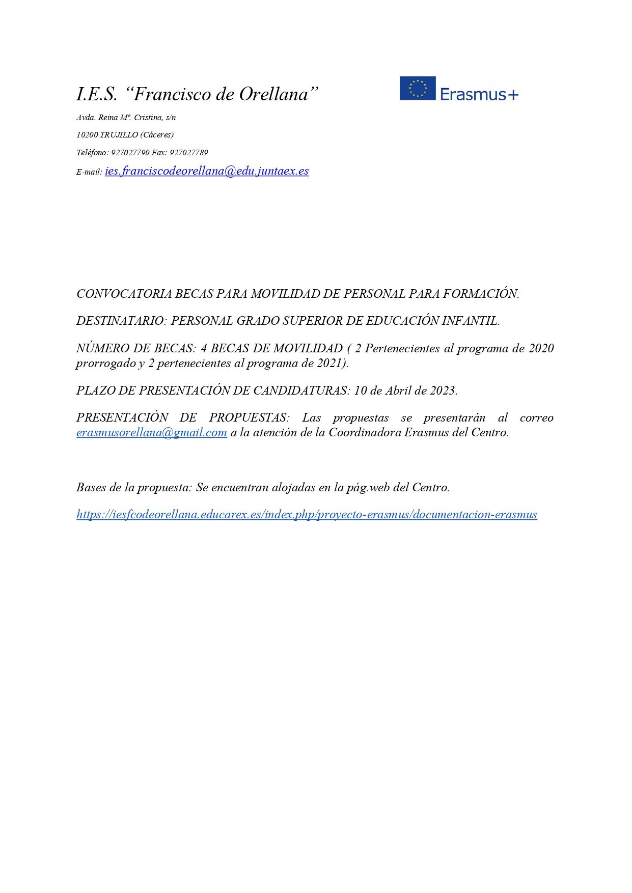 Becas movilidad profesores. page 0001